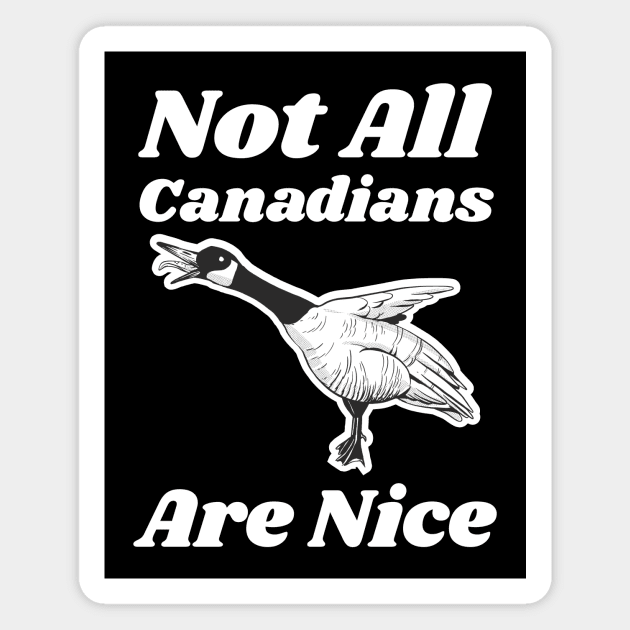 Funny Canada Goose Magnet by SunburstGeo